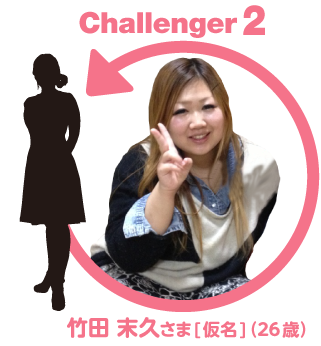 Challenger2  竹田 末久さま[仮名]（26歳）